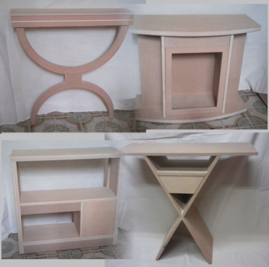 cosido mebles en crudo